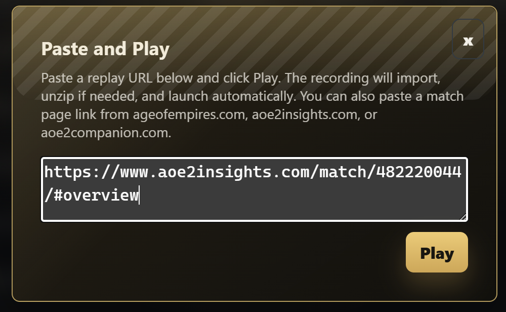 Paste 'n Play shared game launcher